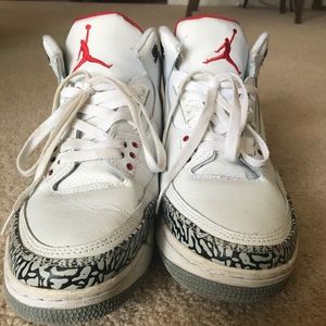 Jordan retro 3 size 12 used